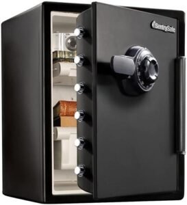 Top fireproof gun safe