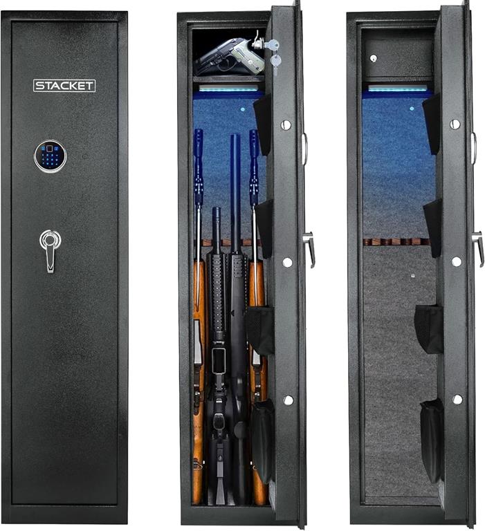 STACKET Large Rifle Gun Safe Cabinet