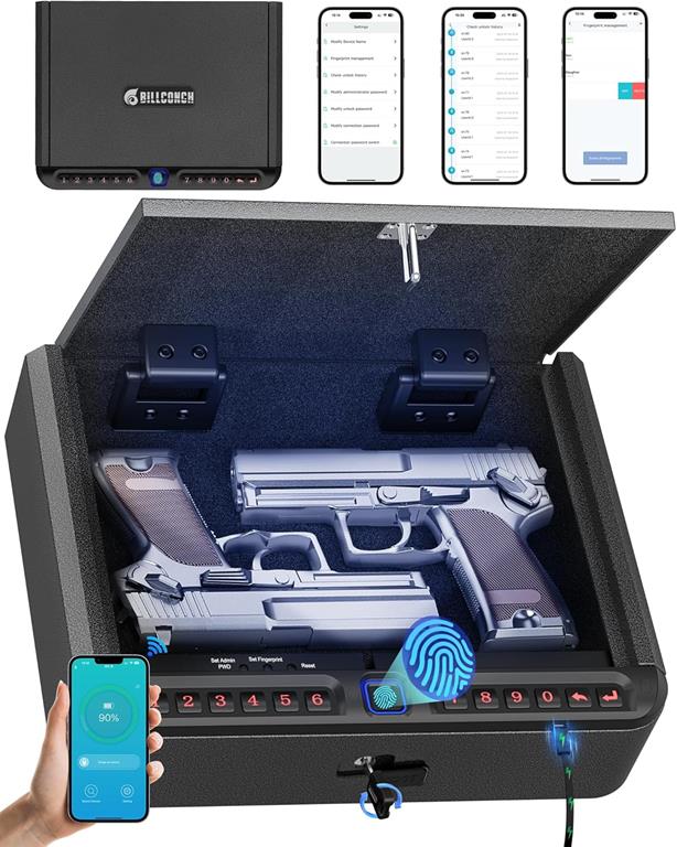 BILLCONCH Gun Safe for Handgun