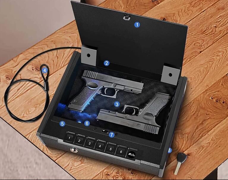 Best Biometric Gun Safe for Pistols