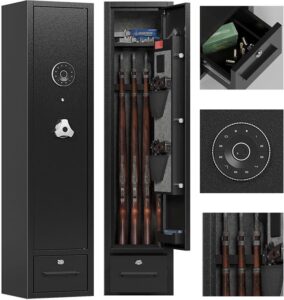 Sapital Rifle Gun Safe with Drawer