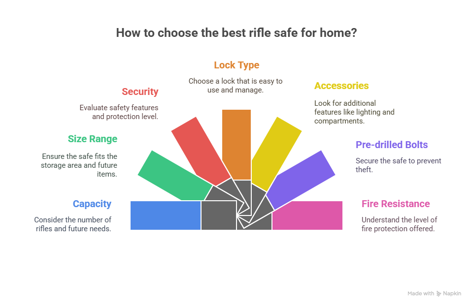 Best Rifle Safe For Home - Buying Guide - visual selection