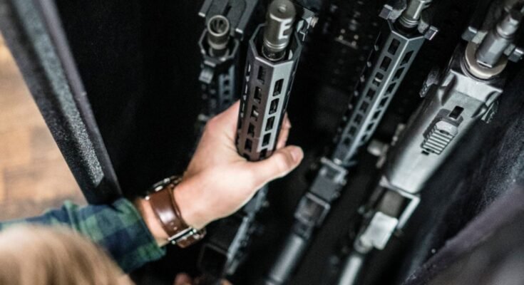 Vaultek Visn Rs500I Biometric Smart Rifle Safe