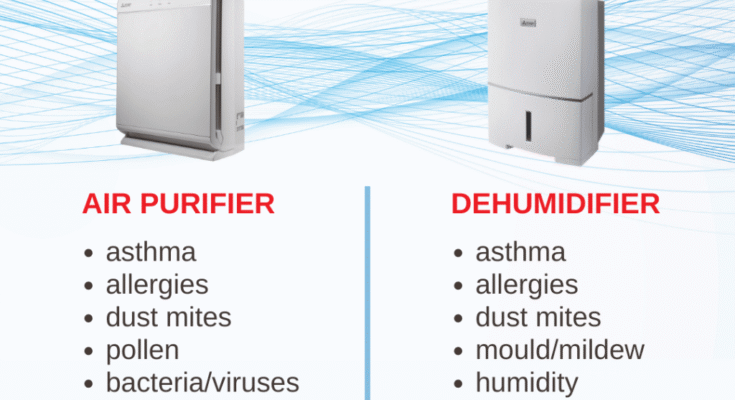 What is the Difference between a Dehumidifier And an Air Purifier?
