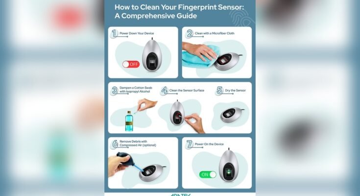 How to Clean a Biometric Fingerprint Scanner?