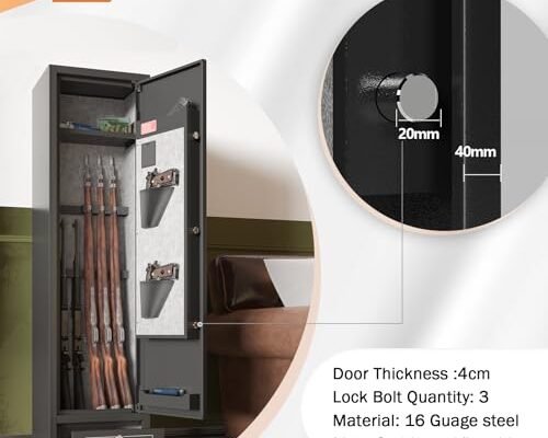 SAPITAL 6-Gun Safe For Rifles And Pistols Review