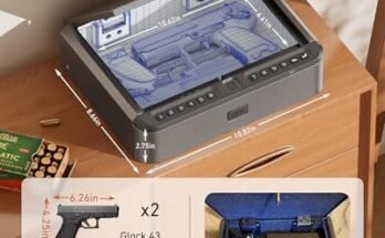 BILLCONCH Gun Safe For Handgun Review